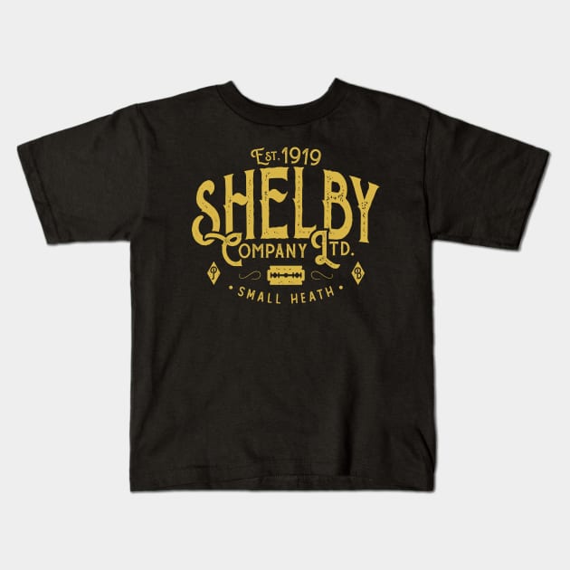 Shelby Company Ltd Kids T-Shirt by NotoriousMedia